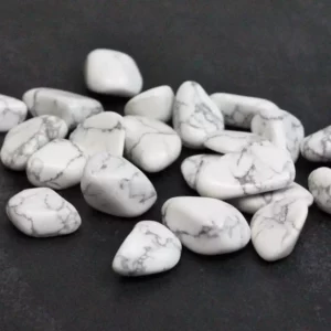 Howlite roulée, taille 20/30 mm, pierres naturelles pour grossistes et détaillants