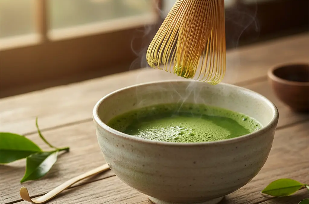 Comment préparer le thé vert bio (matcha) sans amertume ni grumeaux ?